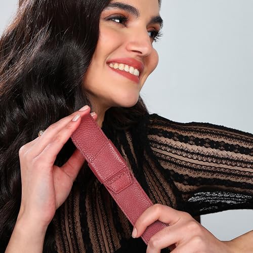 Image of Sassora Premium Genuine Leather Unisex Pen Case (Cherry)