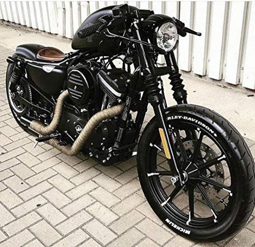 JBSporty ♤ Harley Davidson Sportster ♤ Black Out Vinyl Decal Fork Kit ♧ Iron 72 Nightster Custom Black Gloss