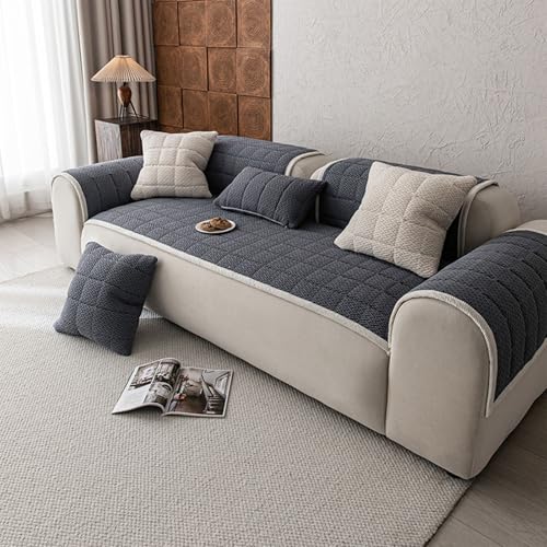 ���n����~�߃\�t�@�J�o�[�i�O�_�Z�b�g�j�A����N�b�V�����t���AL���^�E���W�����[�\�t�@�Ή��A1?4�l�p Dark Gray 45*45cm/17.72*17.72inCushion Cover