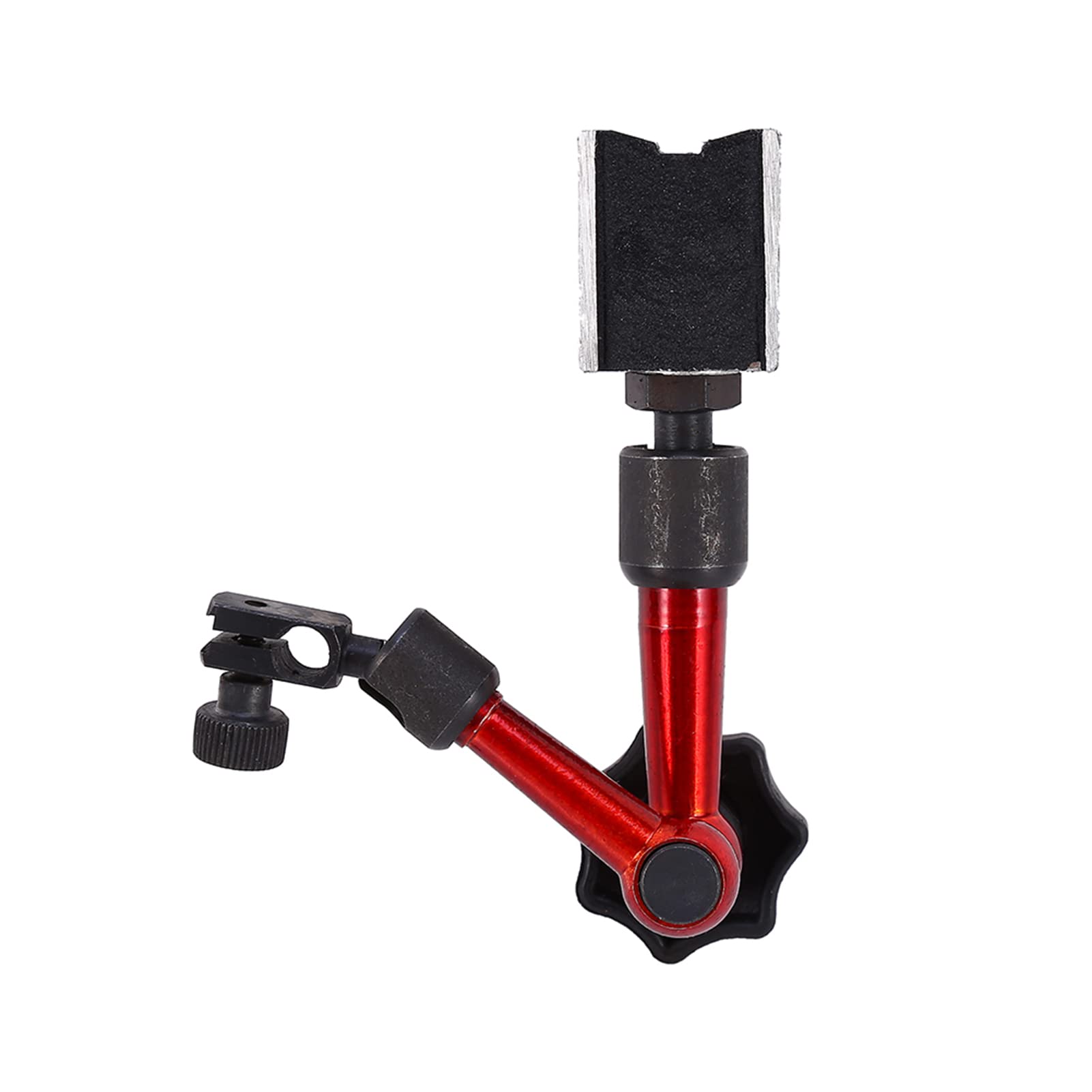 Uchwyt Czujnika Zegarowego, Czujnik Zegarowy z podstawą magnetyczną 13 * 7 * 3cm Profesjonalny Mini Uchwyt Magnetyczny do Miernika Cyfrowego ze Stojakiem