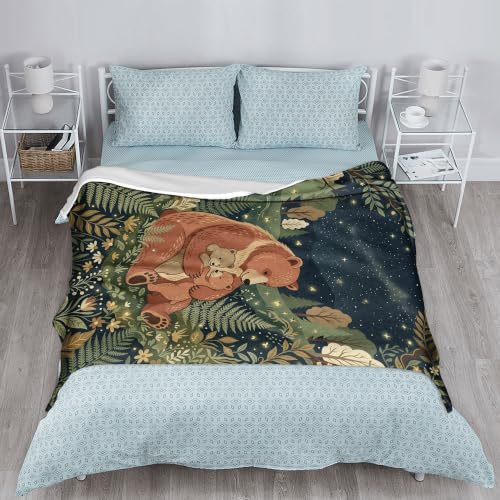 Couverture en forme d'ours pour une ambiance douce de lit - 6