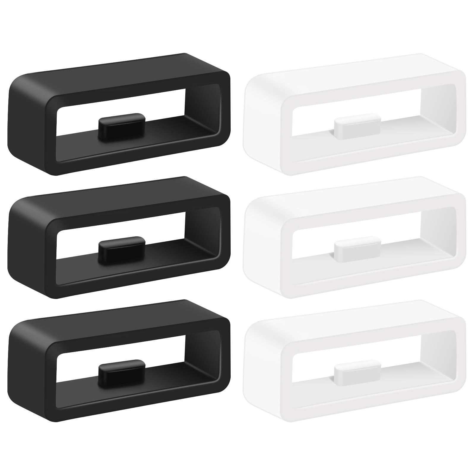 6-Pack Band Loops for Garmin Forerunner 965 955 945 935 745 265 255 220 230 235 35 620 630 735XT Band Keeper, Silicone Replacement Watch Band Loop/Holder/Retainer