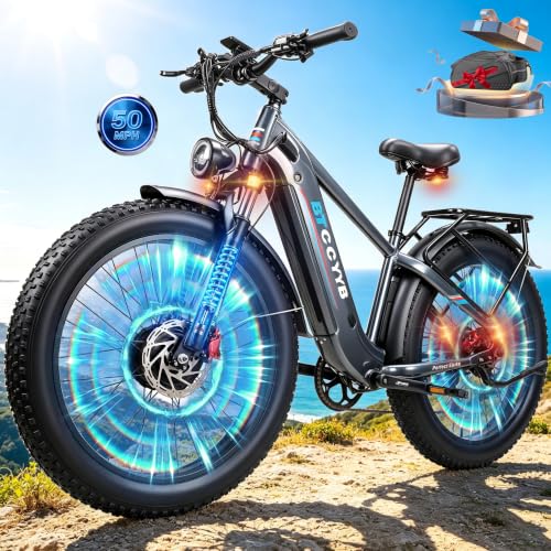 9000W Peak Dual Motor Ebike for Adults 50 MPH 52V 30AH