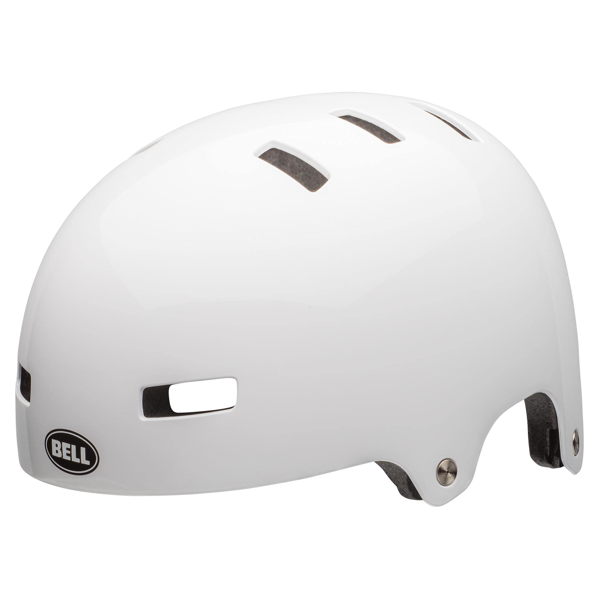 Bell - Local SOLID CE Helme - Erwachsene Unisex - Schutzausrüstung, Fahrradhelm, BMX-Helm, BMX-Schutzhelm, Weiß, M