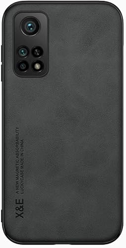 Silklike Caso para Xiaomi 10T10T ProK30S - Cubierta de parachoques Placa de metal incorporada para Xiaomi 10T10T ProK30S - Negro