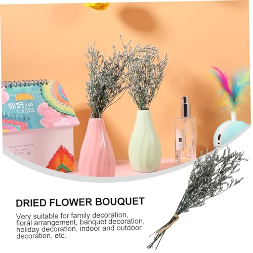 Ramo de flores secas Babysbreath para decoración miniatura 5