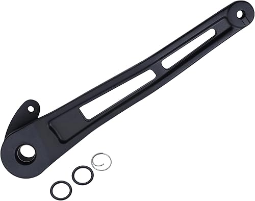 TCT-MOTORPARTS Palanca de freno negra mate para Harley Softail Fat Boy FLFBS 2018-2023 20 Deluxe