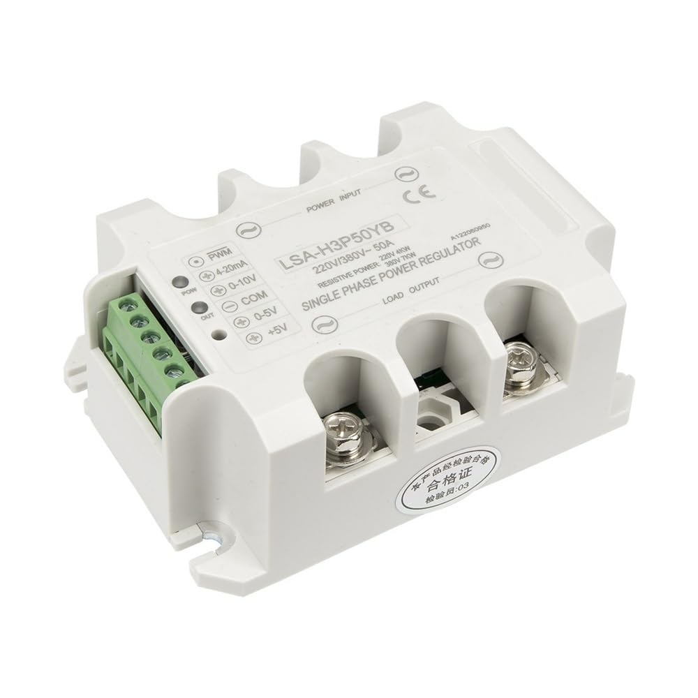 YLQUXEUV LSA-H3P50YB single phase AC 50A 220V/380V solid state voltage regulator/power regulator module