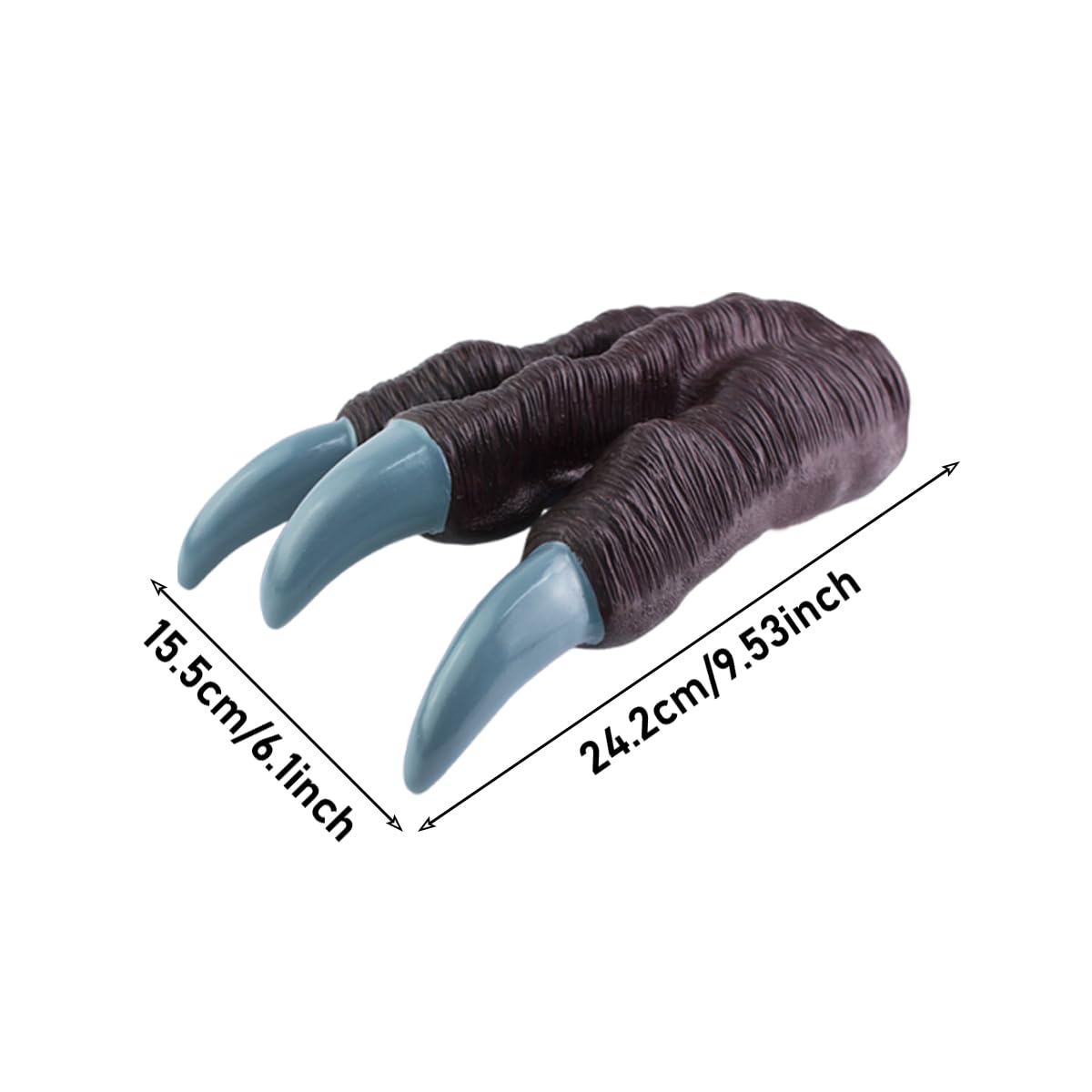 2 Piezas Garras de Dinosaurio, Juguete Garra de tiranosaurio Rex, Accesorios para Juegos de rol, Adecuado para Fiestas de Disfraces, Regalos de cumpleaños