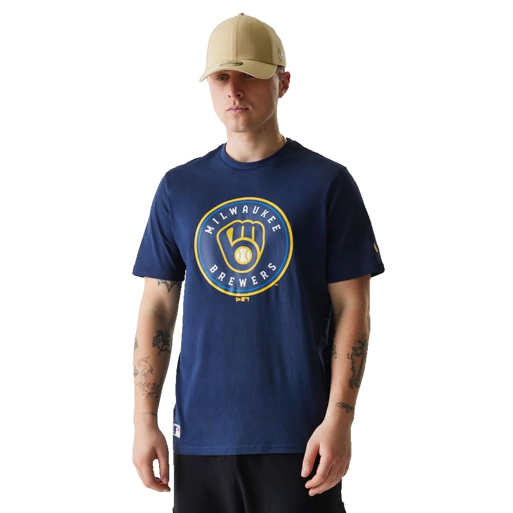 New Era MLB Regular Milwaukee Brewers Short Sleeve T-Shirt XL