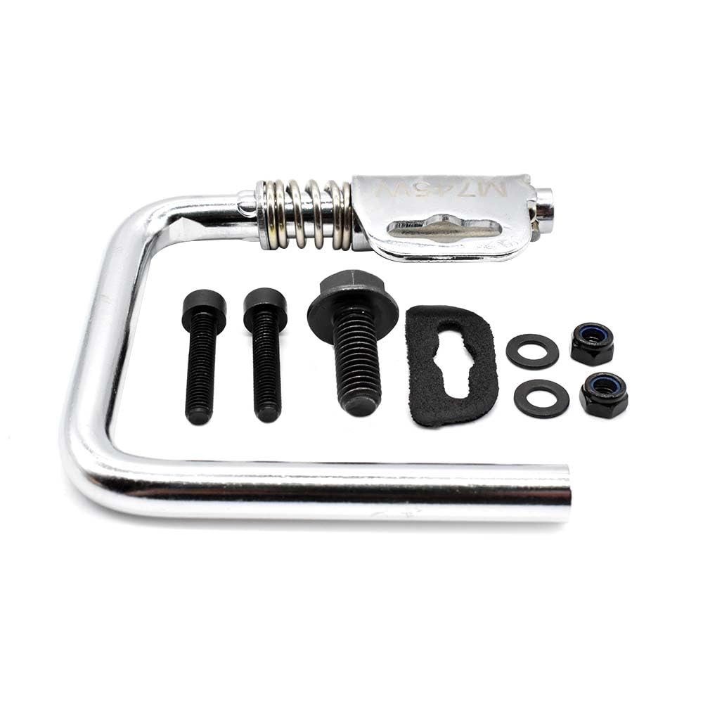 Superior Parts M745W Spring Loaded Rafter Hook/Retractable Nail Gun/Saw Hanger with Universal Bracket Compatible With Hitachi NR83A and Skil Worm Drive Saw (HD77) – Wide Version