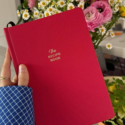 Image of Kunitsa Co. Recipe Notebook, Red, Hardcover