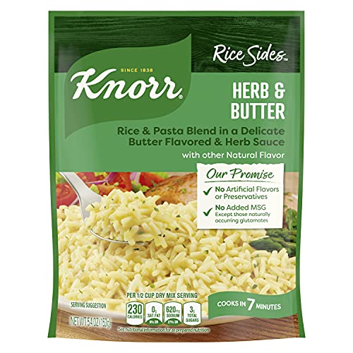 Knorr Rice Sides Herb & Butter Long Grain Rice and Vermicelli Pas...