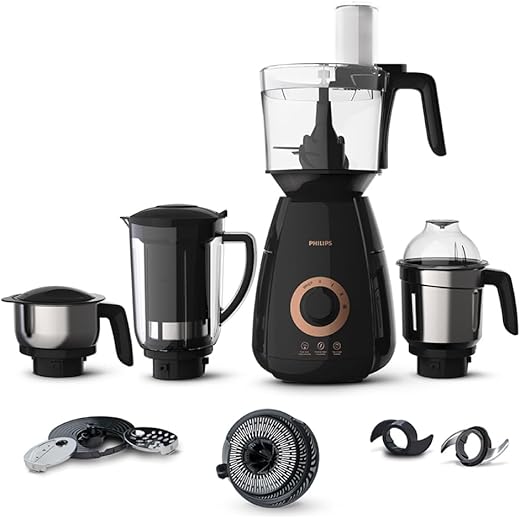 PHILIPS Mixer Grinder + Food Processor 750W 4 Jar
