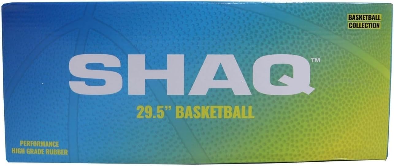 Shaq Official Size 7 Basketball for Indoor/Outdoor Play - Durable Rubber, Superior Grip, All-Weather Performance