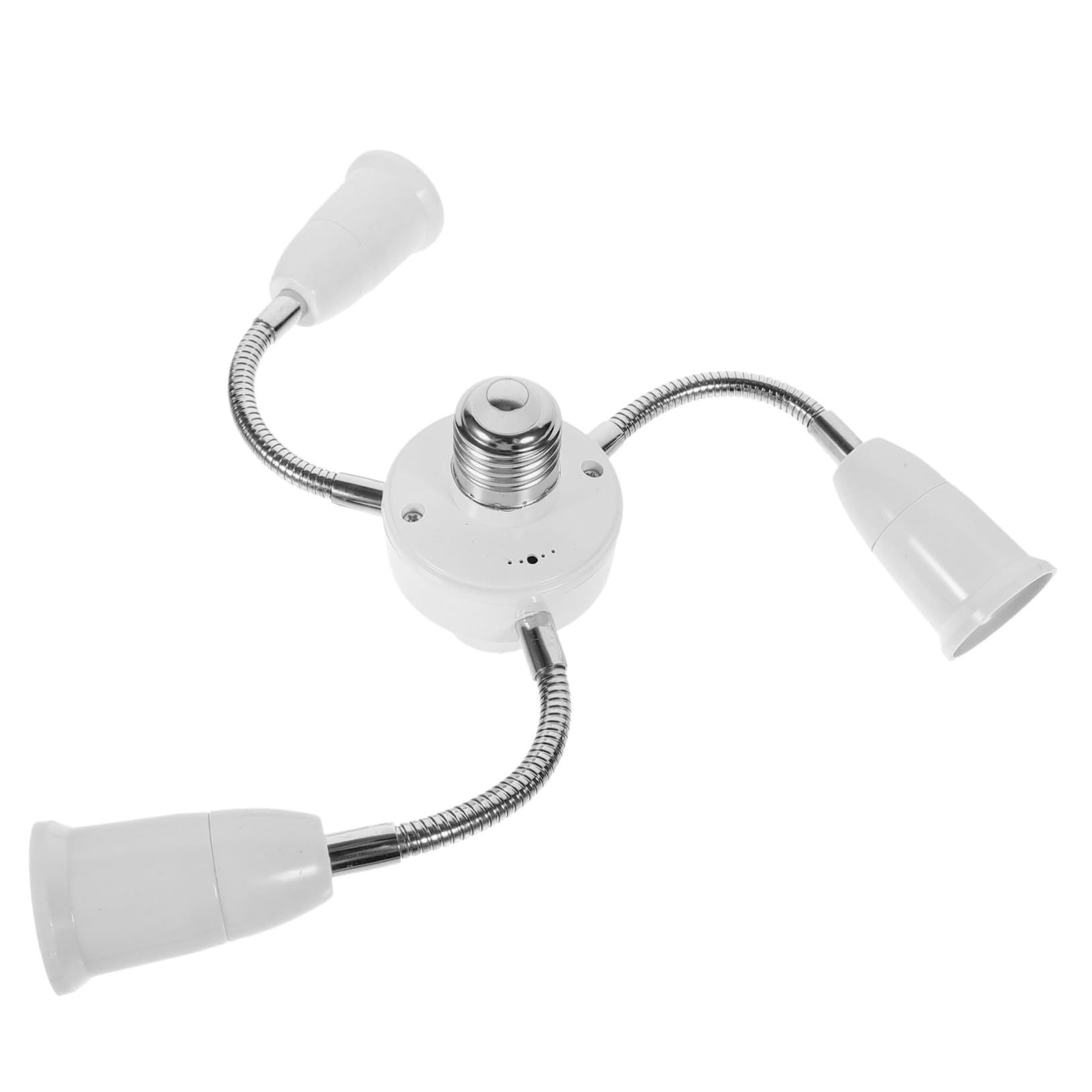 HONITANO Flexible Multi Plug Light Bulb Socket Adapter with Hose Head Extension Holder for Versatile Lighting Setup Easy Installation Lamp Base Converter for Edison Screw Bulbs