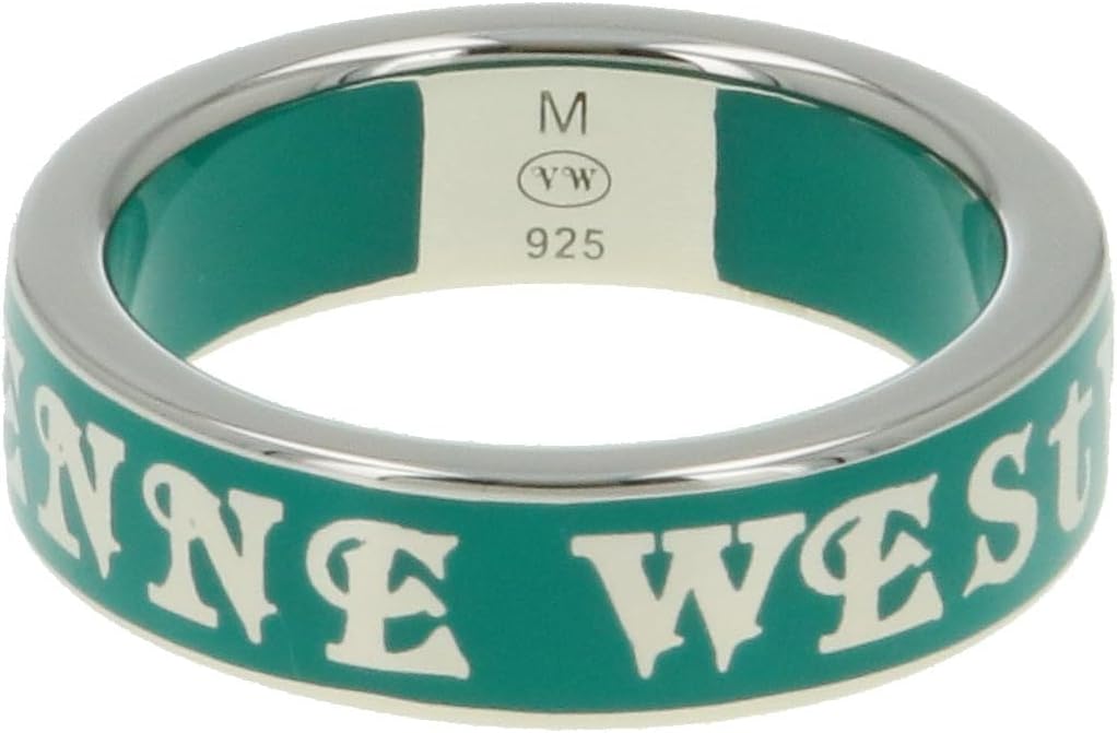 CONDUIT STREET リング Conduit Street Ring in GOLD-ORANGE-Enamel | Vivienne Westwood®