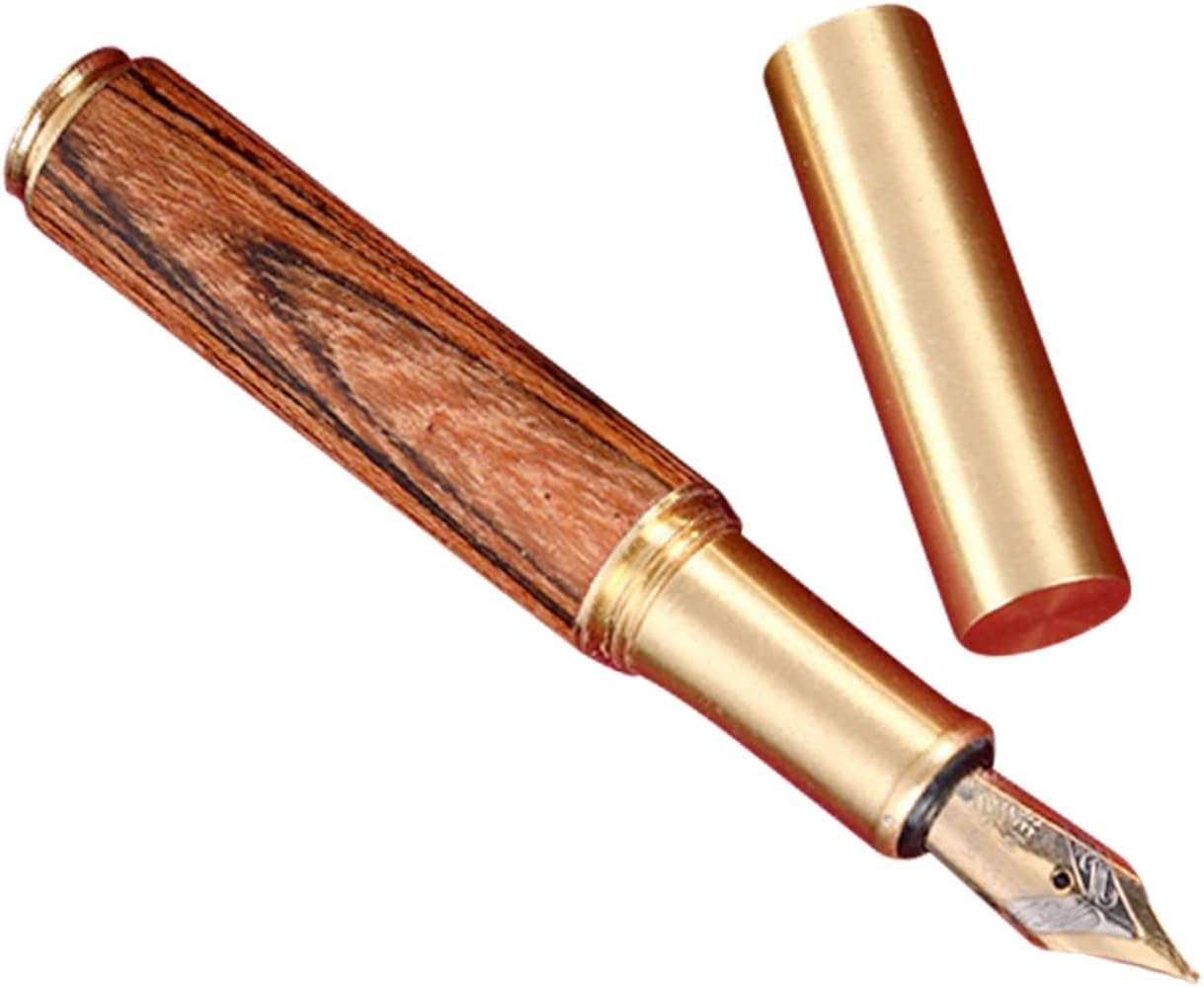 NUOBESTY Calligraphy Fountain Pen Set for Kids and Students Lightweight Compact Mini Pens for School Homework and Home Use Includes 5 Stylish Writing Pens