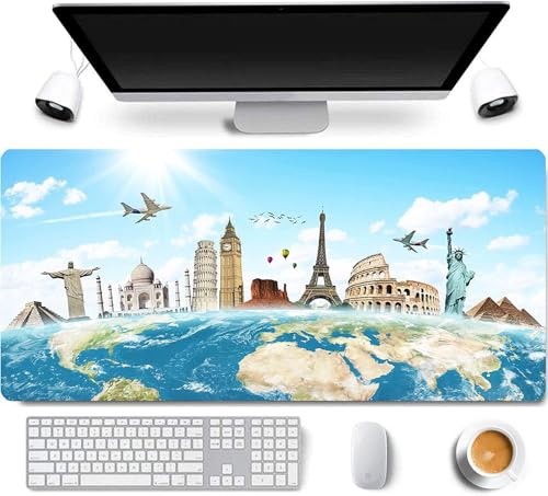 Tapis de souris pour clavier d'ordinateur portable idéal pour organiser votre bureau de télétravail