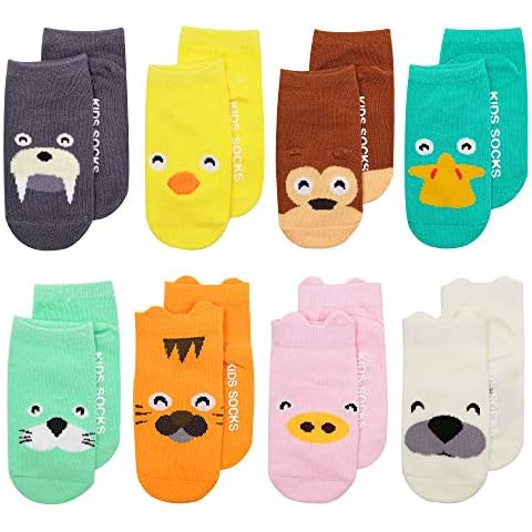 ASBYFR Anti-slip Cartoon Baby Socks Set Cover