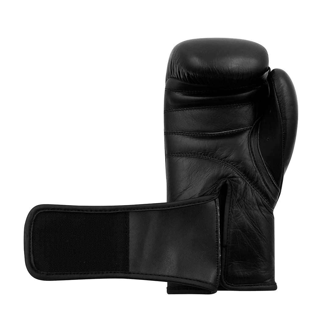 adidas Speed 175 Leather Boxing Gloves Training Fitness Sparring Gym Kickboxing 10oz 12oz 14oz 16oz, 175-Guanti da Boxe in Pelle per Allenamento, Sport, Palestra, Unisex-Adulto