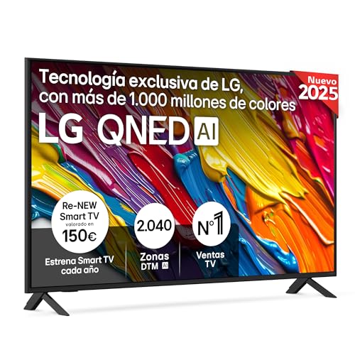 LG 55QNED84A6C - TV 55", 4K QNED EVO, Smart TV, WebOS 25, Procesa...