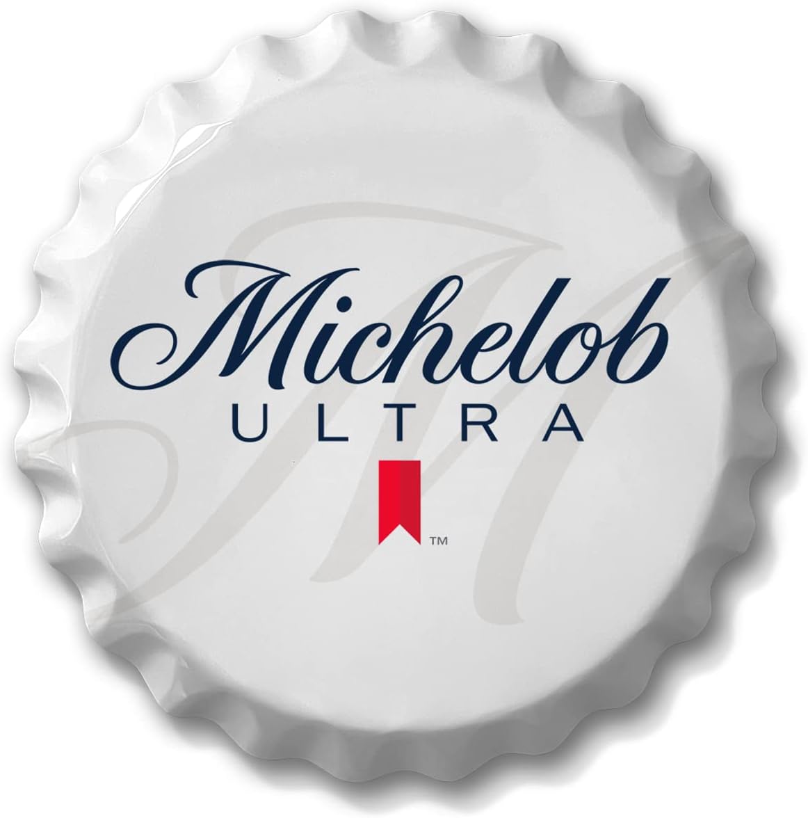 Desperate Enterprises Michelob Stamped Shape Bottle Cap - Premium Aluminum Sign - Made in USA - 18" Round