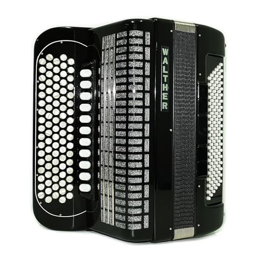 Walther 5 Row Button Accordion 120 Bass