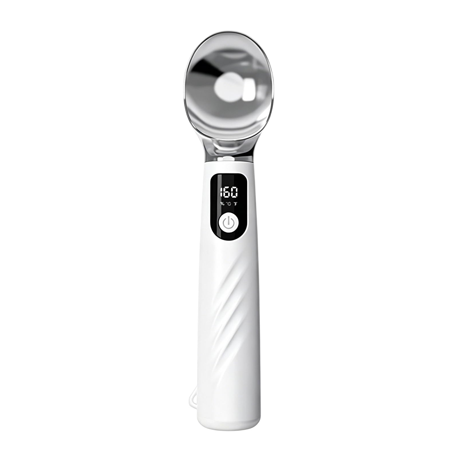 APGLSXY Electric Ice Cream Scooper Heated Spoon with USB Charging and Ergonomic Silicone Handle for of Frozens Desserts Rechargeable Ice Milk Spoon