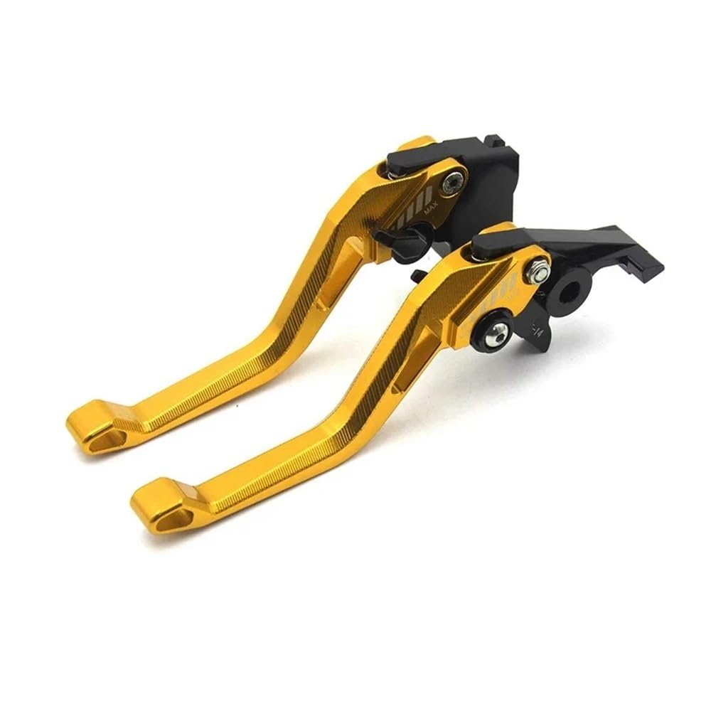 MDGHJD Motorcycle Brake Lever Motorcycle Accessories Folding Extendable Brake Clutch Lever Handle Bar Moto for YAM&AHA MT-03 2005 2006 2007 2008 2009