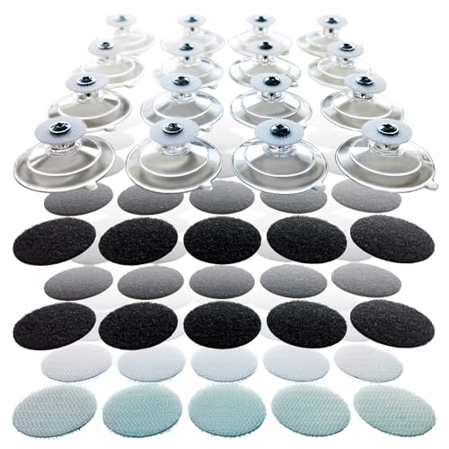 Accessories Pack for MaximoLife® Ultimate 100% Blackout Blind | Without Blackout Fabric | 16X Suction Cup | 25X Self-Adhesive Hook Tab | 50X Self-Adhesive Loop Tab