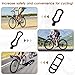 10 Pieces Bicycle Light Silicone Straps Bike Silicone Mount Band Rubber Light Strap Replacement Bike Flashlight Mount Band Black Cycling Rubber Bands for Road Mountain Bike, Most Bicycle Light Sets