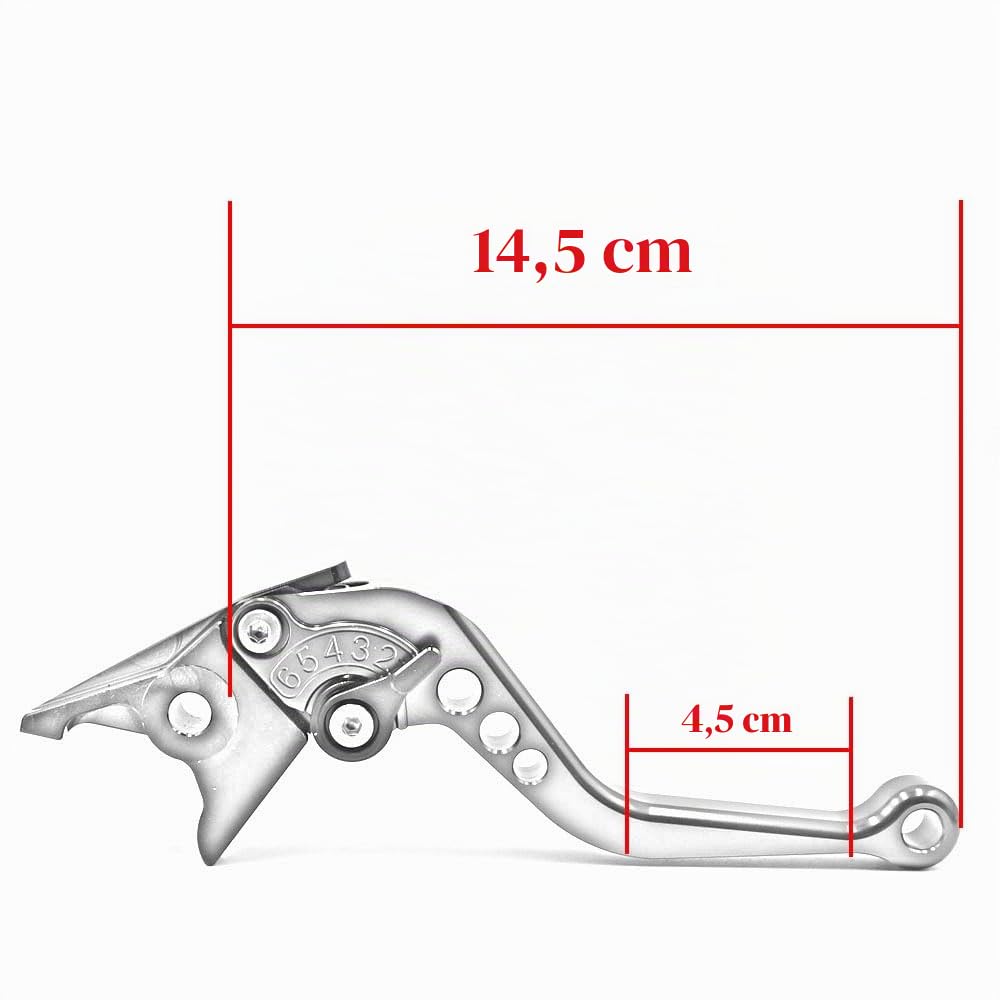 Moto Leve Freno e Frizione Regolabili Corte CNC – Per T-MAX500 2008-2011 T MAX530 2012-2019 tmax 560 2019-2021 (Nero)