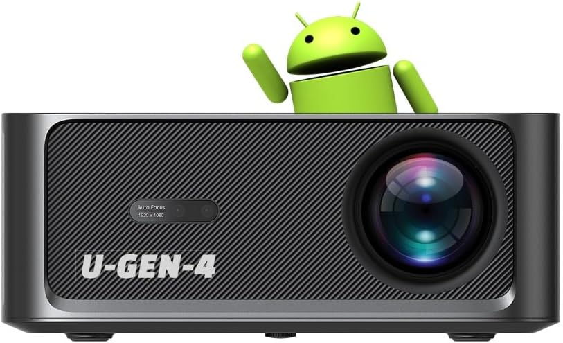 BORSSO Ultima GEN-4, Android 14 (2GB+32GB), 4K HDR10, MEMC, 4K Ultra HD Projector for Home, Ultra Bright 2800 ANSI, Full Automatic (OA+AF+TILT), Dual HDMI ARC, SPDIF, BT 5.2, Dual WiFi 6,