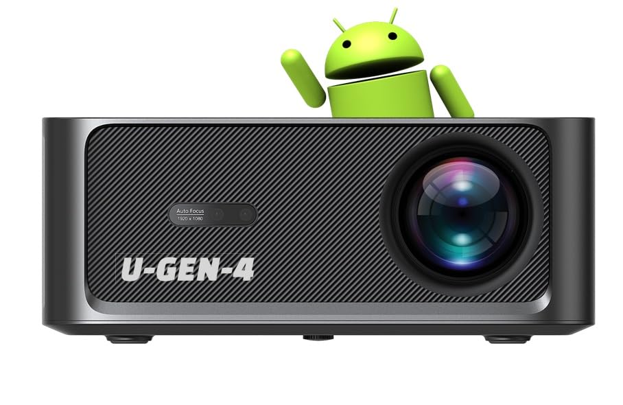 Ultima GEN-4, Android 14 (2GB+32GB), 4K HDR10, MEMC, 4K Ultra HD Projector for Home, Ultra Bright 2800 ANSI, Full Automatic (OA+AF+TILT), Dual HDMI ARC, SPDIF, BT 5.2, Dual WiFi 6,