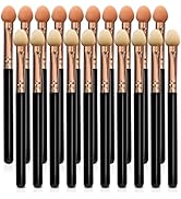 UorPoto Eyeshadow Applicators Double Sided Sponge Tip Foam Reusable,20Pcs Professional Organic Lo...