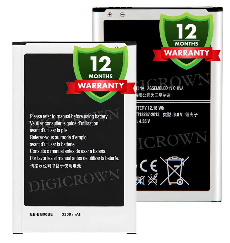Image of Original EB-B800BE Battery Compatible for Samsung Galaxy Note 3 - (3200mAh) - 1 Year Warranty DF7