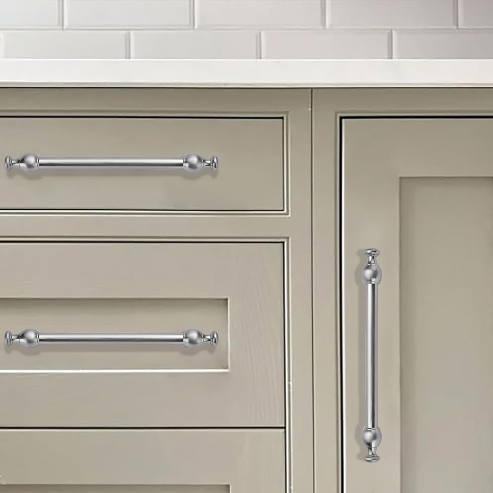 KHTUMEWARE-80453 Brushed Nickel Appliance Pulls CTC 12 in (305 mm) in Brushed Nickel — KHTUMEWARE