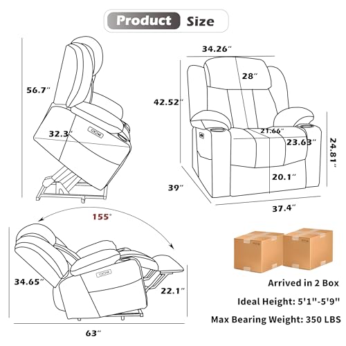 Catálogo para Comprar On-line Sillon Reclinable Walmart los mejores 10. 23 Imagen adicional