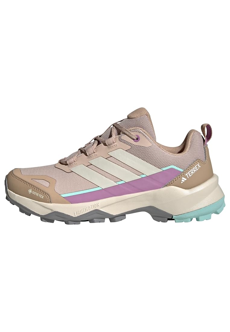 adidas Damen Terrex Skychaser AX5 Gore-TEX Hiking Shoes, Wonder Taupe/Alumina/Preloved Purple, 44 2/3 EU