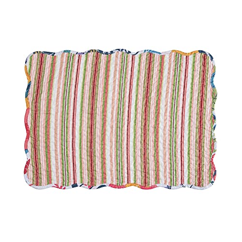 Image of Anaya Bright Flowers 100% Cotton Set of 6 Placemats 13 inch x 19 inch