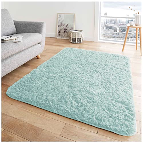 GC GAVENO CAVAILIA Soft & Cosy Duck Egg Tie Dye For Living Room, Luxurious Rug Carpet Anti Slip Shaggy Furr Mat, 200X290 Cm
