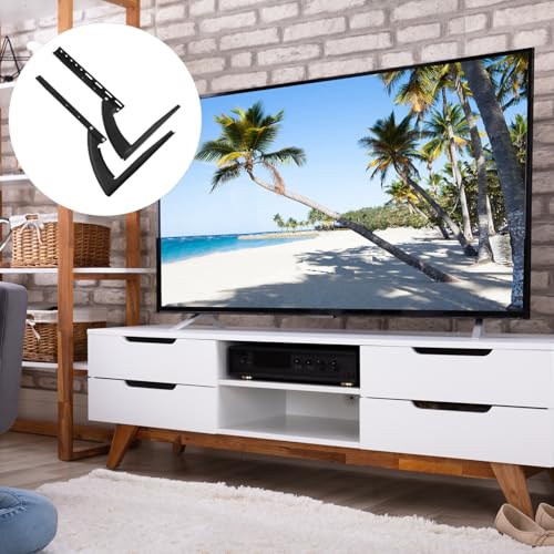 Socle de Table de Télévision de Remplacement Universel Tofficu Support TV Réglable