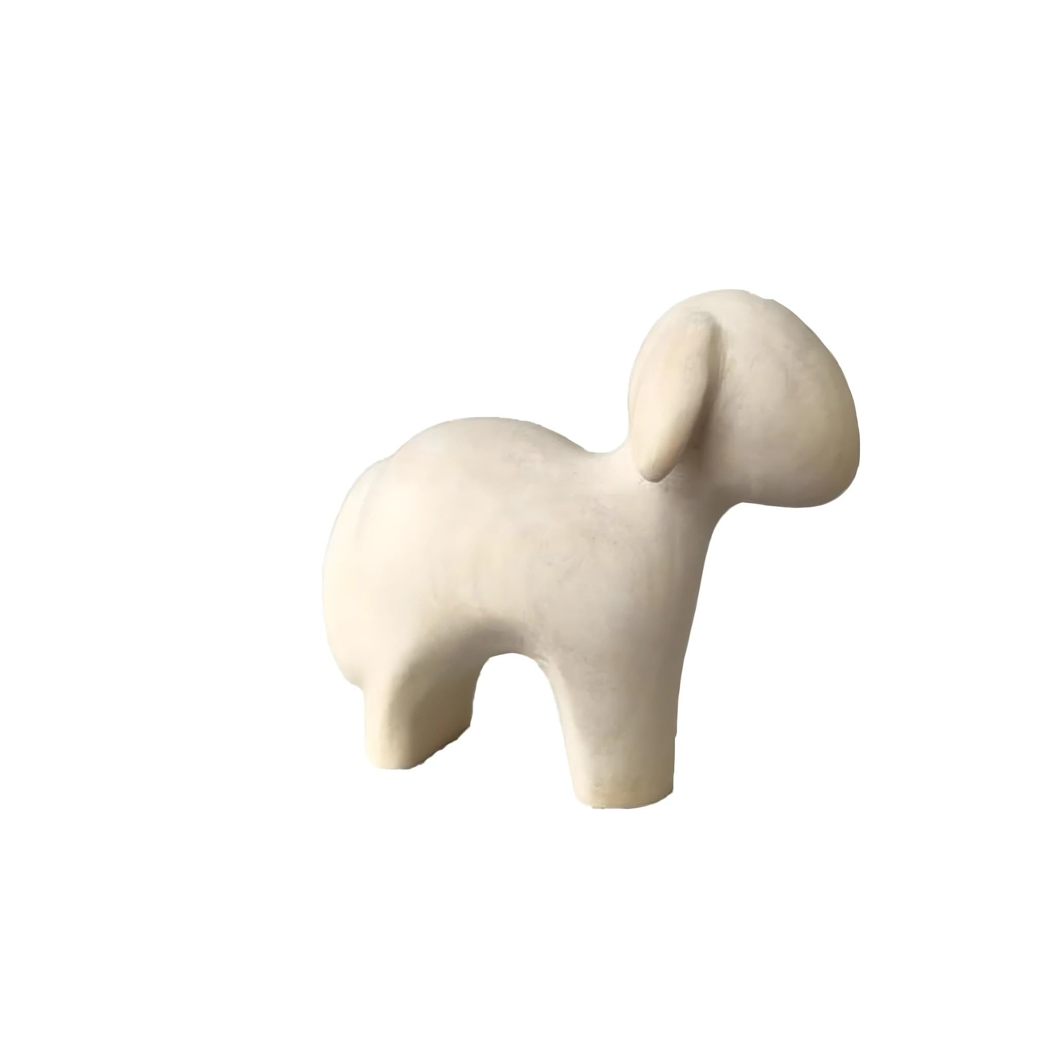 Nativity Animals - Standing Sheep - wood carved - color – Dolfi