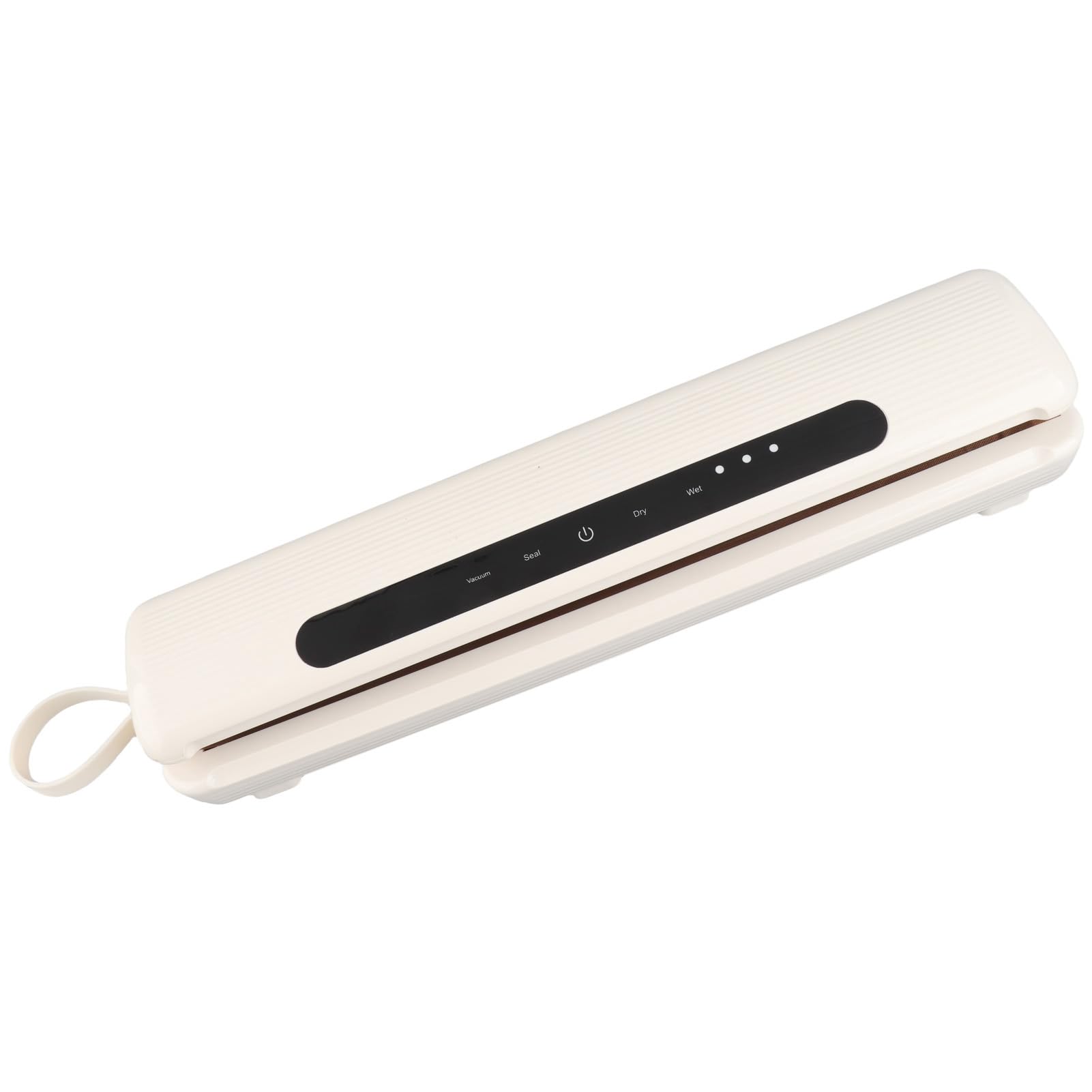 Sonew Macchina per Sottovuoto Completamente Automatica – di Confezionamento Sottovuoto Compatto per Alimenti con Rimozione, One-Touch e Surriscaldamento – Bianco, 15” X 2,8”, 27,9