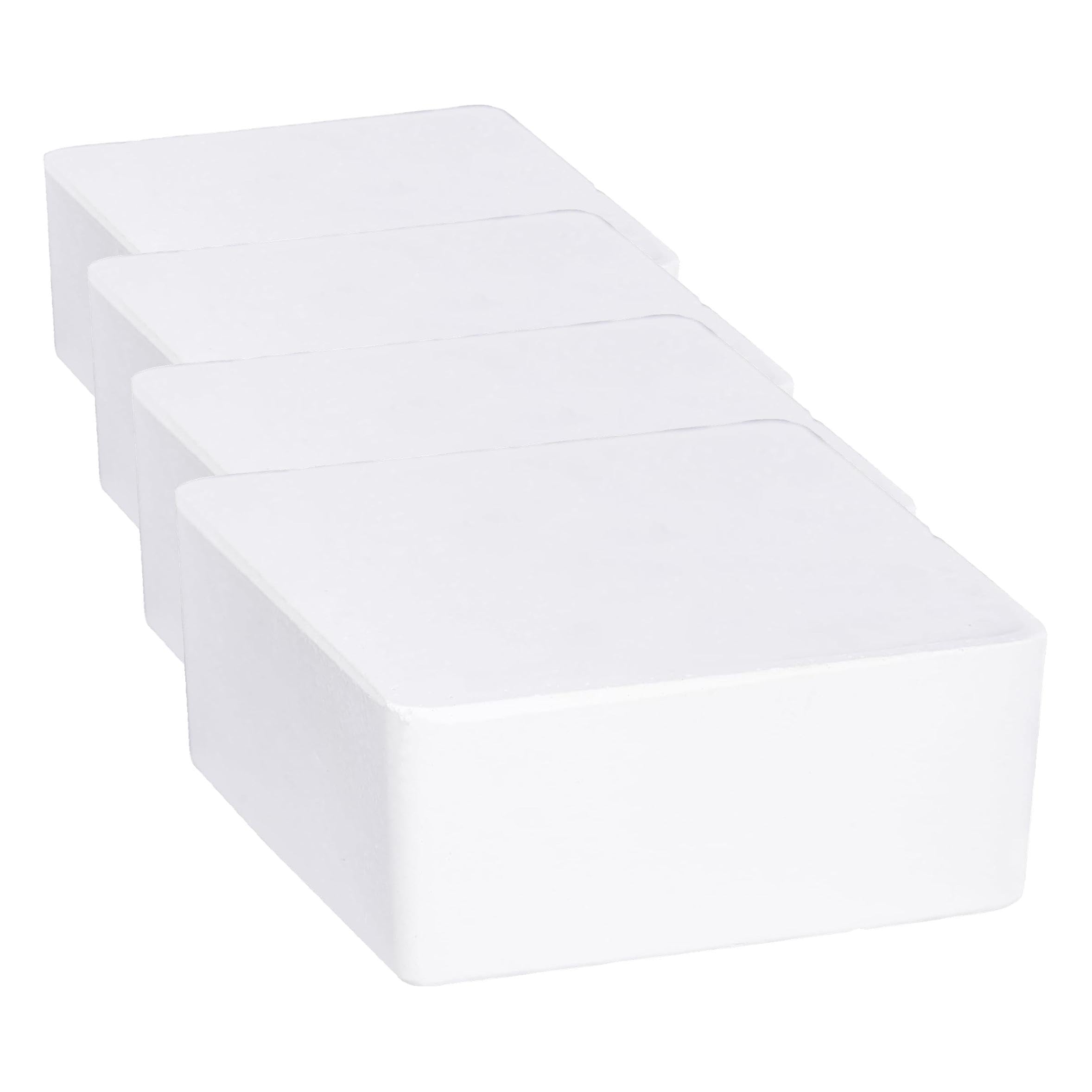WENKO Nachfüller Raumentfeuchter Mod. Cube mit Orangenduft, 1000 g Nachfüllpack, reduziert Schimmel & Gerüche, 1 kg Granulatblock (Packung mit 4)