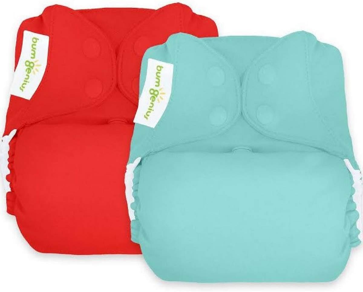 Bumgenius Original 5.0 Cloth Diapers 6 Pack One Size Pocket Style