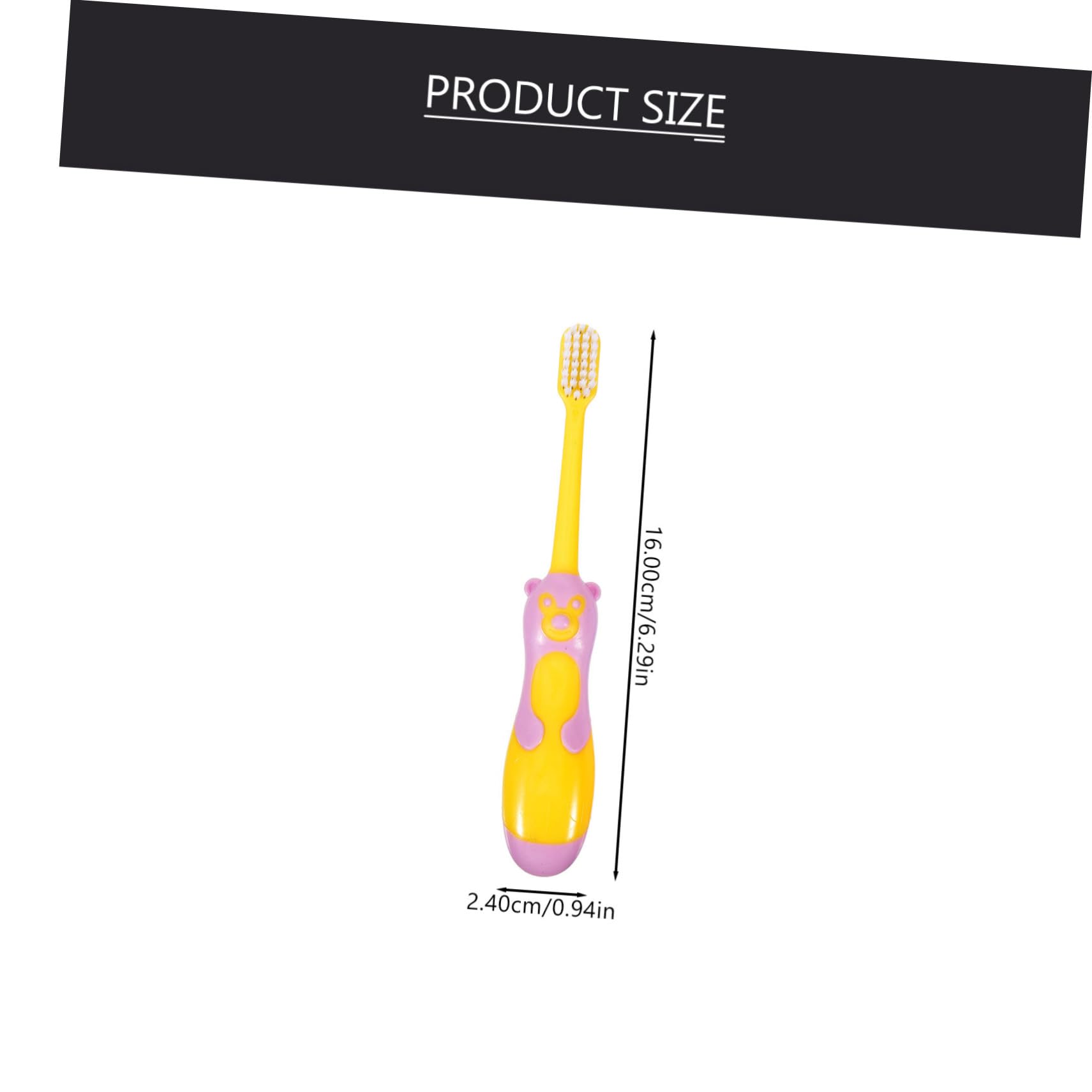 Healeved 3 Set Di Spazzolini Manuali Per Bambini Design Adorabile Dei Cartoni Animati Materiale Pp Spazzola Per La Pulizia Delicata Per La Dei Bambini Piccoli 6 Pezzi * 3