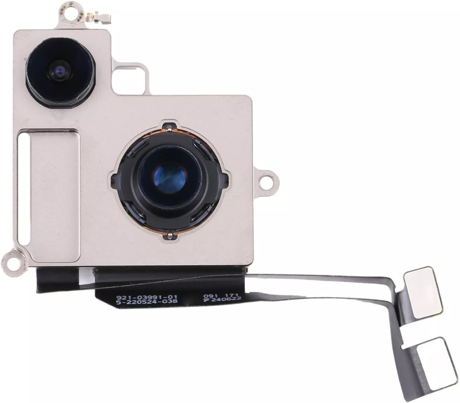 Sostituzione Modulo Fotocamera Posteriore 12MP Principale con Autofocus compatibile con iPhone 14 (A2882, A2649, A2881, A2884, A2883) | Ricambio con Stabilizzazione Ottica Avanzata (OIS)