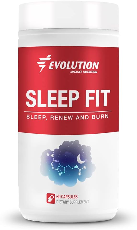 Evolution Advance Nutrition Sleep Fit – Dietary Supplement, Energy Booster and Natural Sleep Support with Melatonin and L-Carnitine (60 Capsules)